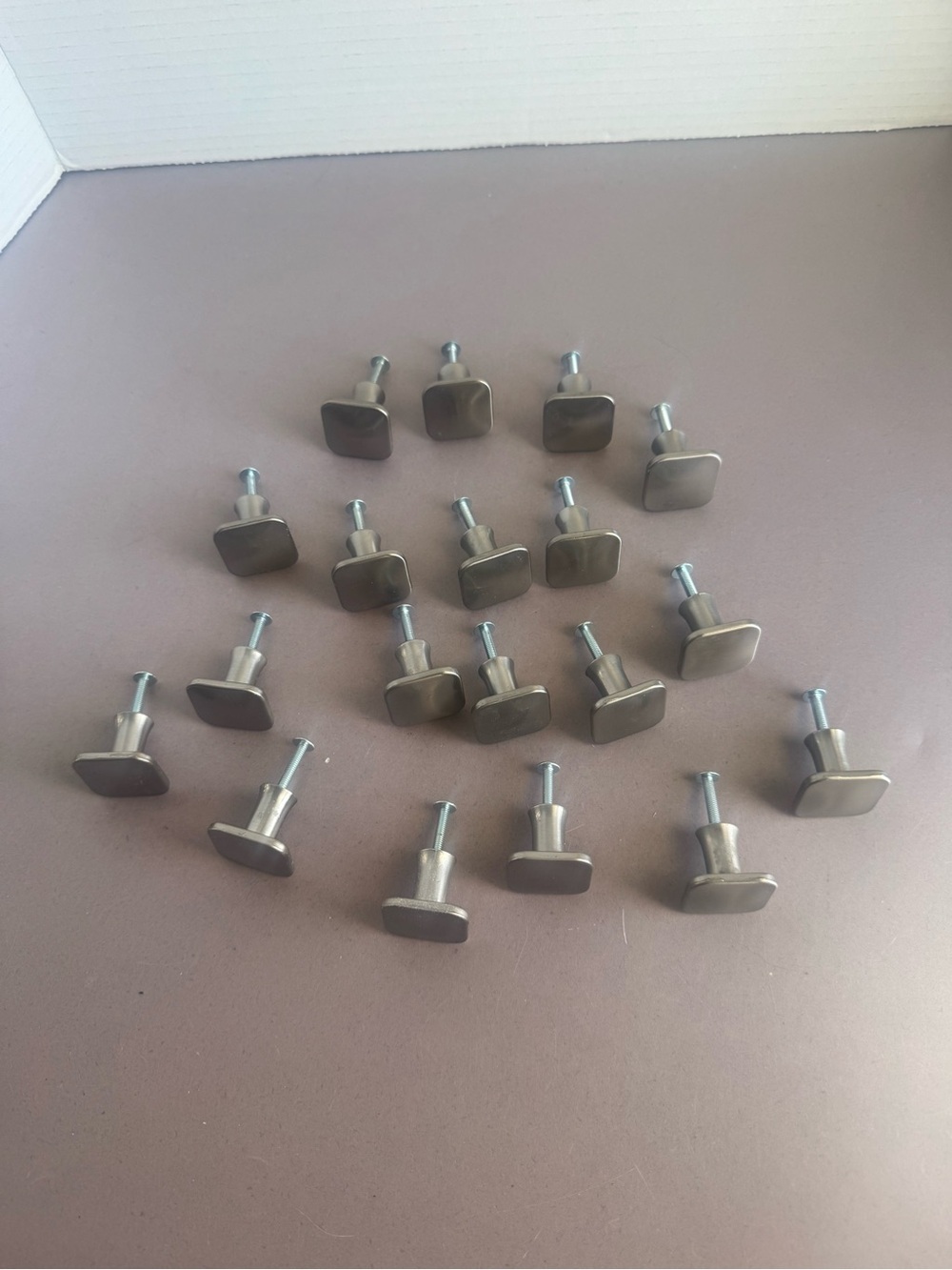 Silver drawer knobs set - Picture 2 of 7